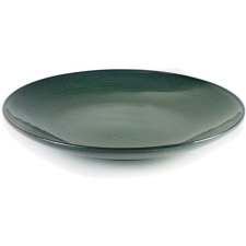 Serax Sekély tányér, Serax Aqua, 28,5 cm, zöld tányér és evőeszköz