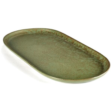 Serax Surface L 35,5x17 cm tányér, camo zöld tányér és evőeszköz