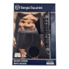  Sergio Tacchini férfi pamut boxeralsó - 2 db/csomag - fekete fekete felirattal - XXL