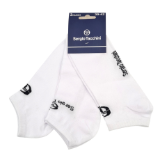  Sergio Tacchini pamut titokzokni - 3 pár/csomag - fehér - 39-42