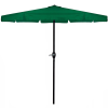 Sersimo Kerti terasz napernyő, tekerőkarral, 400 cm átmérőjű, zöld
