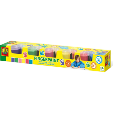 SES Creative 00315 lemosható ujjfesték Kék, Zöld, Rózsaszín, Lila, Vörös, Sárga (00315S) kreatív és készségfejlesztő