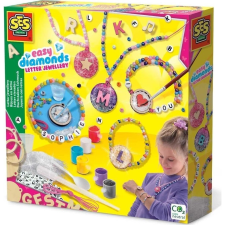 SES Creative Easy diamonds - Letter jewellery (8710341147037) kreatív és készségfejlesztő