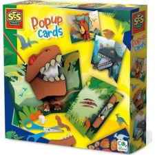 SES Creative Popup cards - Dinosaurs (8710341142834) kreatív és készségfejlesztő