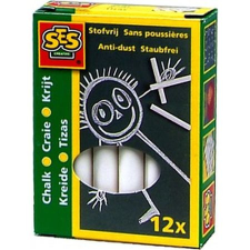  SES táblakréta 12 darabos készlet - fehér (89118) kreatív és készségfejlesztő