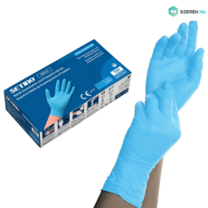 SETINO Gumikesztyű Setino nitril PÚDER NÉLKÜLI "M" 100db/doboz, 10doboz/karton