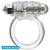 Seven Creations Cockring Silicone Vibrating Clear