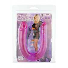 Seven Creations Double Mini Dong Clear Lavender Dildó műpénisz, dildó