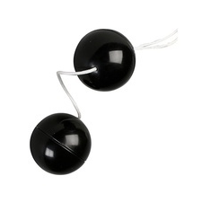 Seven Creations Pvc Duotone Balls Black - fekete kéjgolyó