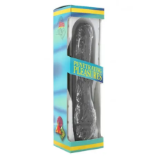 Seven Creations Vinyl P-Shape Vibrator Black - fekete vibrátor vibrátorok