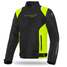 Seventy Degrees SD-JR48 motoros dzeki fekete-fluo sárga motoros kabát