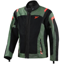 Seventy Degrees SD-JT66 Sahara motoros kabát khaki-piros motoros kabát