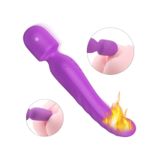 Sex HD Iris - akkus, 2 motoros melegítős masszírozó vibrátor (lila) vibrátorok