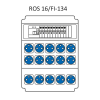 SEZ DK a.s. Ipari kombináció Standard, 16modul kisfeszültségű elosztótábla, védelemmel ROS 16/FI-134/S (203049) SEZ