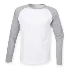 SF Clothing SF271 HOSSZÚ UJJÚ FÉRFI BASEBALL PÓLÓ munkaruha