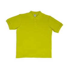 Sg Férfi galléros póló rövid ujjú SG Cotton Polo - 2XL, Lime