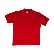 Sg Férfi galléros póló rövid ujjú SG Cotton Polo - M, Piros