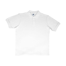 Sg Férfi galléros póló rövid ujjú SG Cotton Polo - S, Fehér
