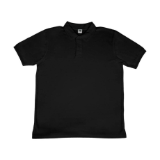 Sg Férfi galléros póló rövid ujjú SG Poly Cotton Polo - 3XL, Fekete