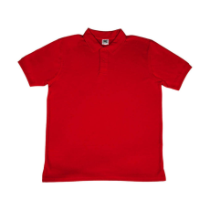 Sg Férfi galléros póló rövid ujjú SG Poly Cotton Polo - 5XL, Piros