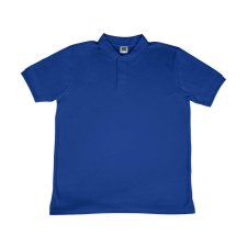 Sg Férfi galléros póló rövid ujjú SG Poly Cotton Polo - L, Király kék férfi póló