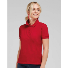 Sg Női rövid ujjú galléros póló SG Ladies' Cotton Polo 2XL, Piros