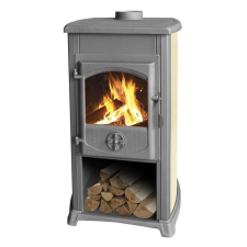 SG PRO 2212371 Thalia Grande Kályha, bézs, 12 kW, 120 mm kályha, kandalló