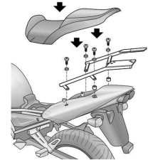 SHAD Top Master rögzítőkészlet - Yamaha SHAD Vázak, idomok, kiegészítők Doboz konzol, kiegészítők egyéb motorkerékpár alkatrész