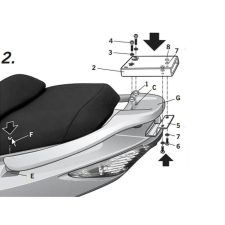 SHAD Top Master Szerelőkészlet Kymco egyéb motorkerékpár alkatrész