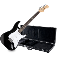 Shaman Element Sorozat Stx-100B Elektromos Gitár Fekete Szett Tokkal Együtt gitár és basszusgitár
