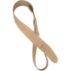 Shaman Standard 02 Bőr Gitárszíj  Világosbarna  Fehér Varrás  Sima