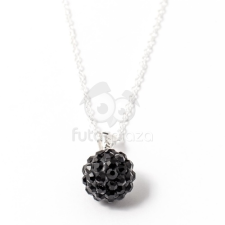Shamballa medál nyakláncon fekete jwr-1470 nyaklánc