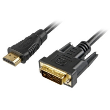 Sharkoon 5m, HDMI/DVI-D Fekete kábel és adapter