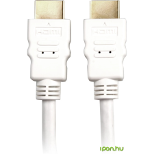 Sharkoon HDMI Összekötő Fehér 2m 4044951015146 kábel és adapter