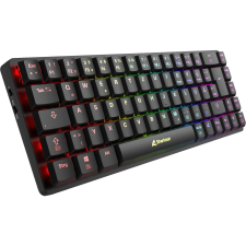 Sharkoon PureWriter W65 Wireless Mechanikus Gaming Billentyűzet (Brown Switch) Német - Fekete (4044951036936) billentyűzet