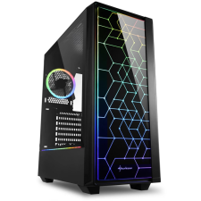 Sharkoon RGB LIT 100 (4044951028153) számítógép ház