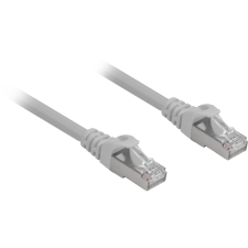 Sharkoon S/FTP Cat6a Patch kábel 3m - Szürke (4044951018451) kábel és adapter