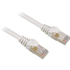 Sharkoon S/FTP CAT7a Patch kábel 0.5m Fehér (4044951029396) kábel és adapter