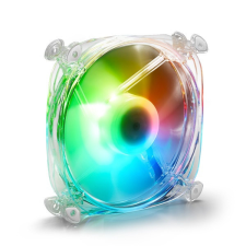 Sharkoon Sharkoon Shark Disc 12cm RGB Transparent (4044951032372) hűtés