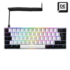 Sharkoon SKILLER SGK50 S4 Kailh Red német billentyűzet fehér-fekete (4044951033782) (4044951033782) - Billentyűzet billentyűzet