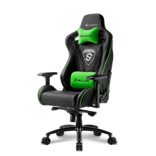 Sharkoon Skiller SGS4 Gamer szék - Fekete/Zöld forgószék