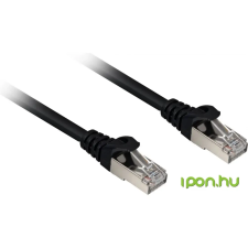Sharkoon UTP Összekötő Fekete 1m 4044951018345 kábel és adapter