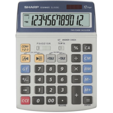 Sharp EL-2125C asztali számológép szürke számológép