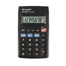 Sharp el-233sbbk zsebszámológép black sh-el233sbbk számológép
