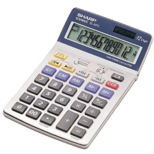 Sharp el-337c asztali számológép grey sh-el337c számológép