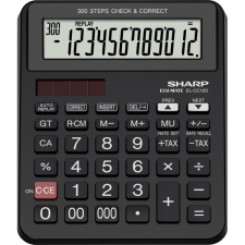 Sharp el-cc12d napelemes irodai számológép számológép