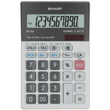 Sharp ELM711PGGY napelemes asztali számológép számológép
