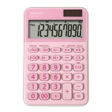 Sharp elm-335b-pk napelemes asztali számológép el-m335bpk számológép