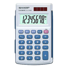 Sharp Számológép zseb SHARP EL-243S 8 digit számológép