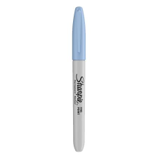 Sharpie Alkoholos marker, 1 mm, kúpos, "Fine Point", pasztellkék (SR0811080) (SR0811080) filctoll, marker